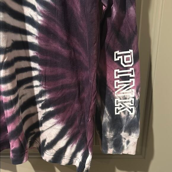 PINK Tie-Dye Long Sleeve Shirt L - Picture 4 of 7
